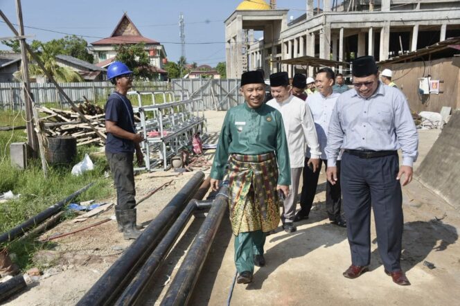 
					Wabup Tinjau Proses Pembangunan Gedung STAIN Bengkalis.