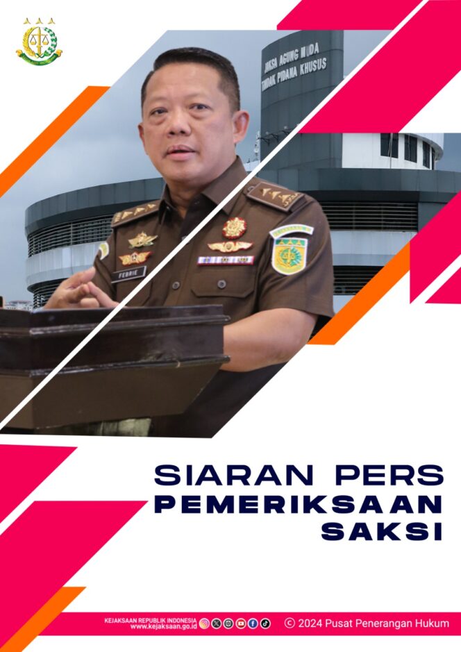 
					Kejaksaan Agung Memeriksa 5 Orang Saksi Terkait Perkara Komoditi Emas