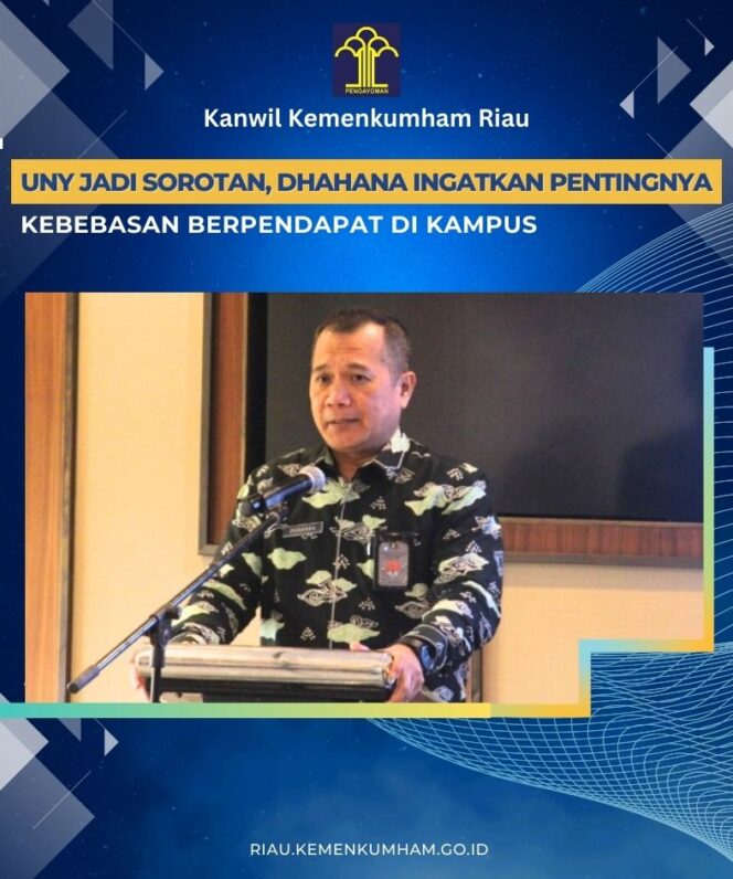 
					UNY Jadi Sorotan, Dhahana Ingatkan Pentingnya Kebebasan Berpendapat di Kampus