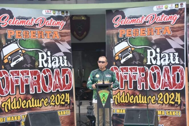 
					Lomba Riau Off road Adventure 2024 secara resmi di tutup Danrem 031/Wira Bima