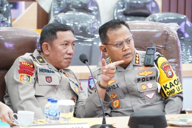 
					KAOPSDA OMP LK – 2024 Kombes Pol Taufiq Dampingi Langsung TIM Asistensi Mabes Polri