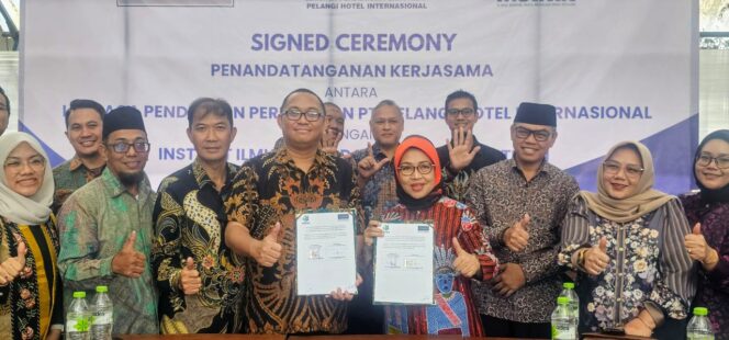 
					Penandatangan Kerjasama LPP Pelangi Hotel Internasional dengan Institut Ilmu Sosial dan Manajenen STIAMI Jakarta