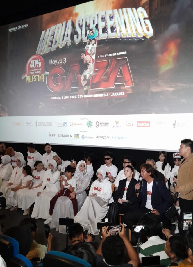 
					Film Gaza (Hayya 3) drama keluarga berlatar belakang isu Palestina Tayang Serentak 12 Juni 2025 di Bioskop Indonesia