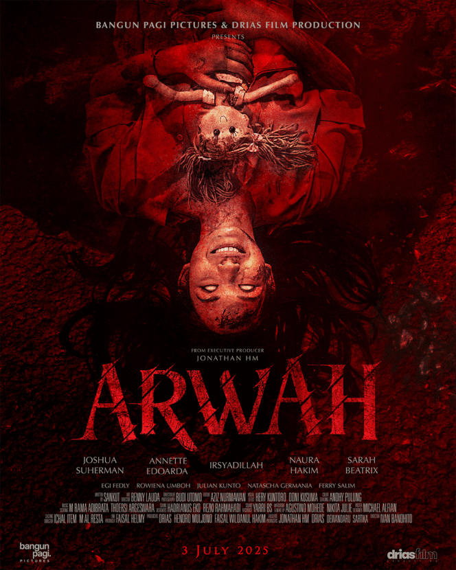 
					Poster & Trailer Film Arwah Resmi Dirilis, Kisahkan Reuni Keluarga yang Berujung Maut hingga Teror yang Mengerikan