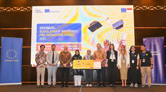 
					Uni Eropa Berikan Beasiswa Erasmus+ kepada 260 mahasiswa dan dosen Indonesia untuk belajar di Eropa