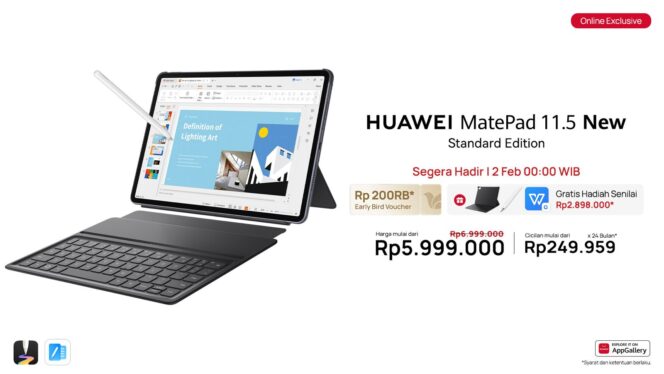
					Baru Masuk Dunia Kerja? Ini 7 Hal Kenapa HUAWEI MatePad 11.5 New Standard Edition Wajib Dimiliki Para First Jobber!