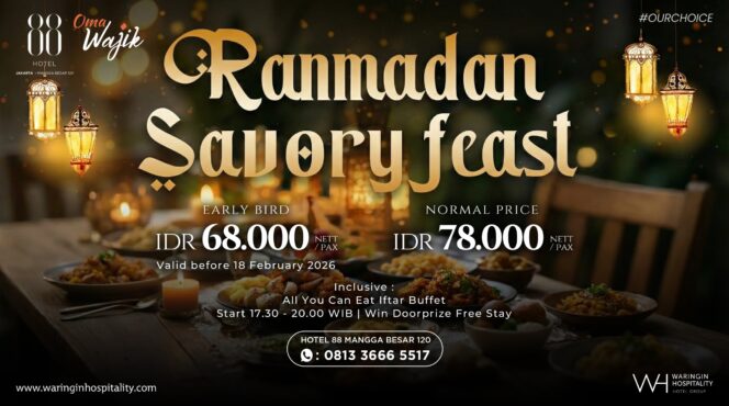 
					Hotel 88 Mangga Besar 120 Hadirkan Promo Iftar “Ramadan Savory Feast” di Bulan Ramadan 2026