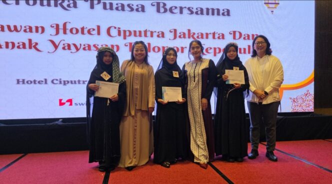 
					Hotel Ciputra Jakarta Berbagi Kebahagiaan Ramadan bersama dengan Yayasan Pelopor Kepedulian